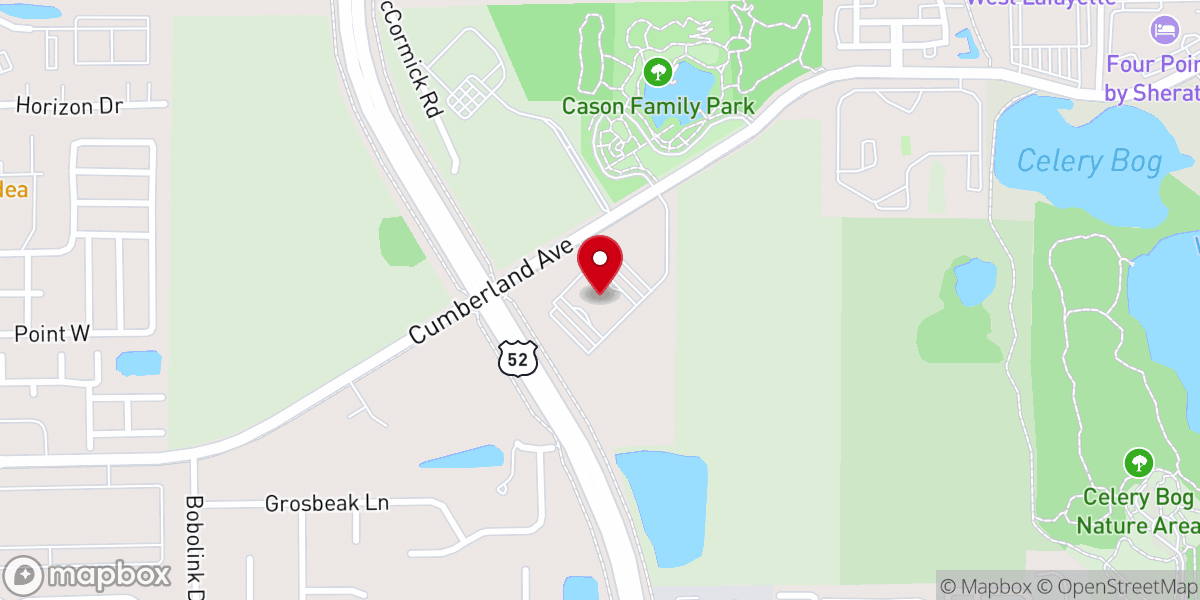 Map showing location of Connection Point Church