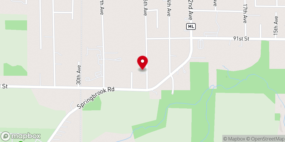 Map showing location of Strait Way Ministries of Kenosha