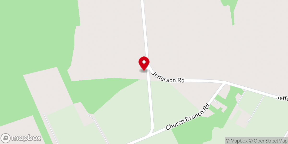 Map showing location of Grace Fellowship Church