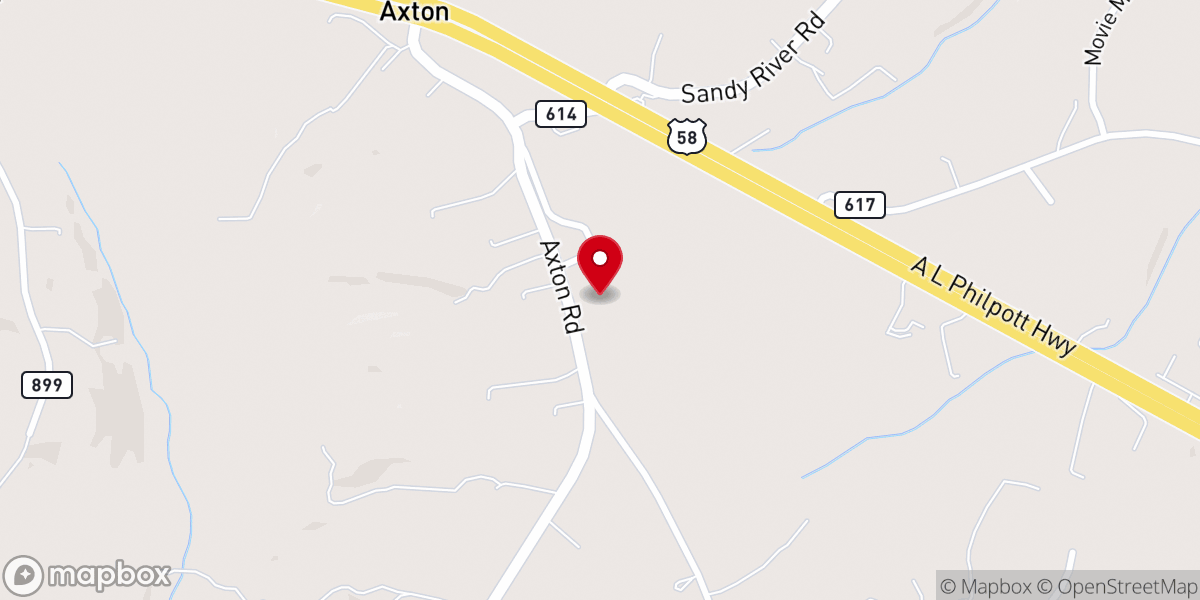 Map showing location of Carroll Memorial United Methodist Church