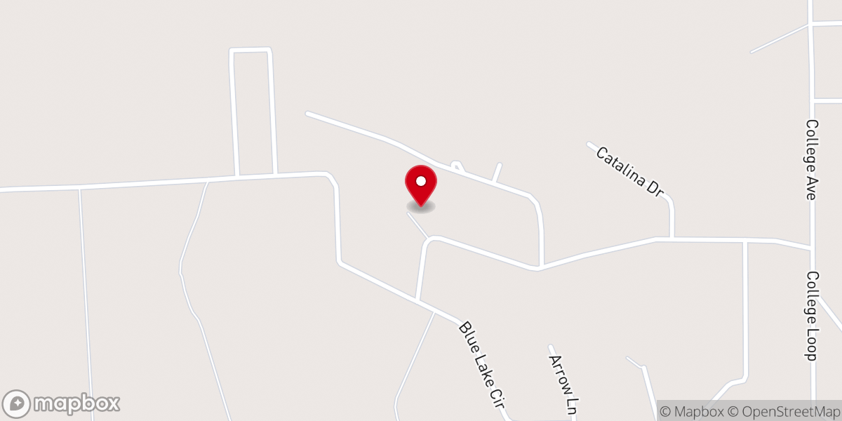 Map showing location of Liberty Lighthouse Church