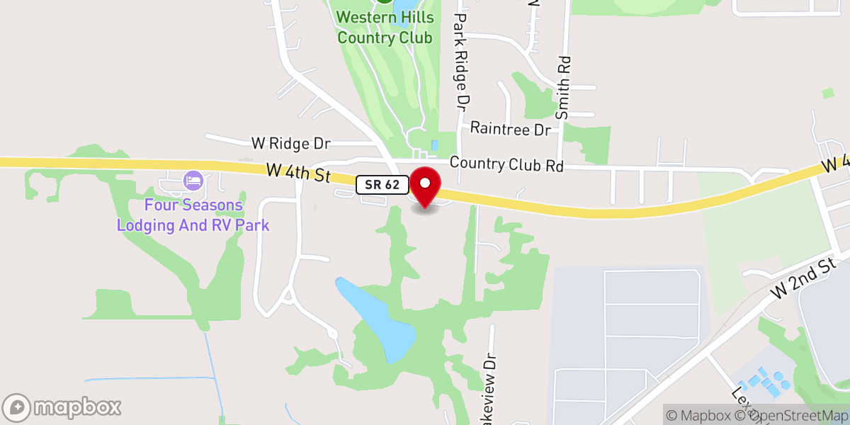 Map showing location of Mount Vernon Community Church