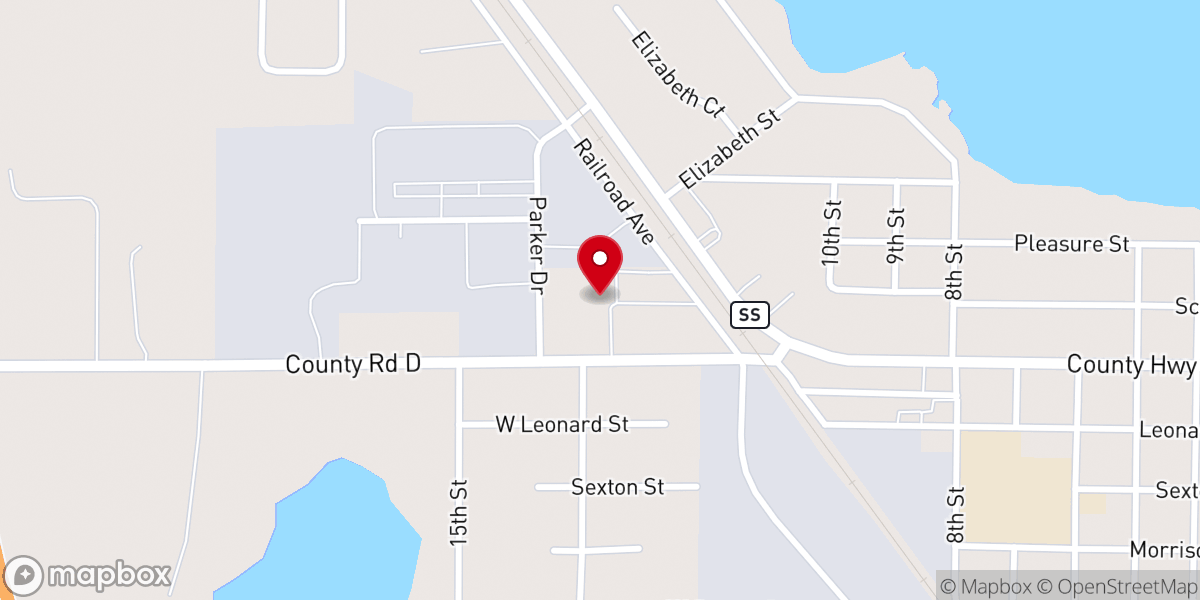 Map showing location of Faith Baptist Church