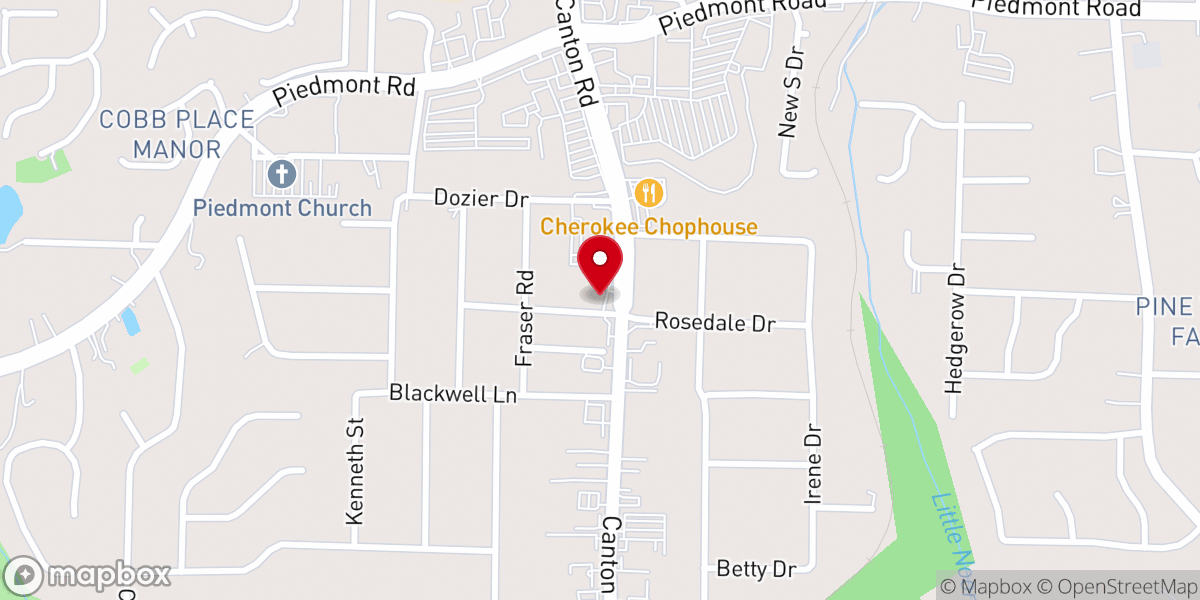 Map showing location of Church of Our Redeemer