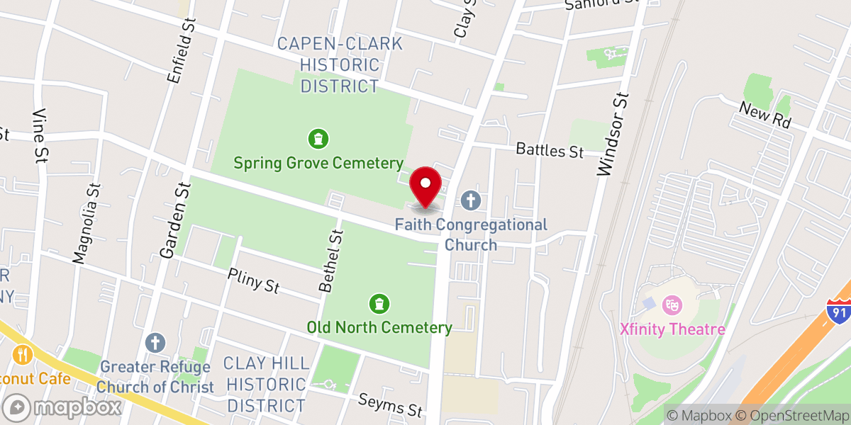 Map showing location of Gospel Lighthouse Apostolic Church