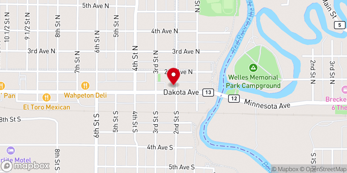 Map showing location of St John's Child Care Center