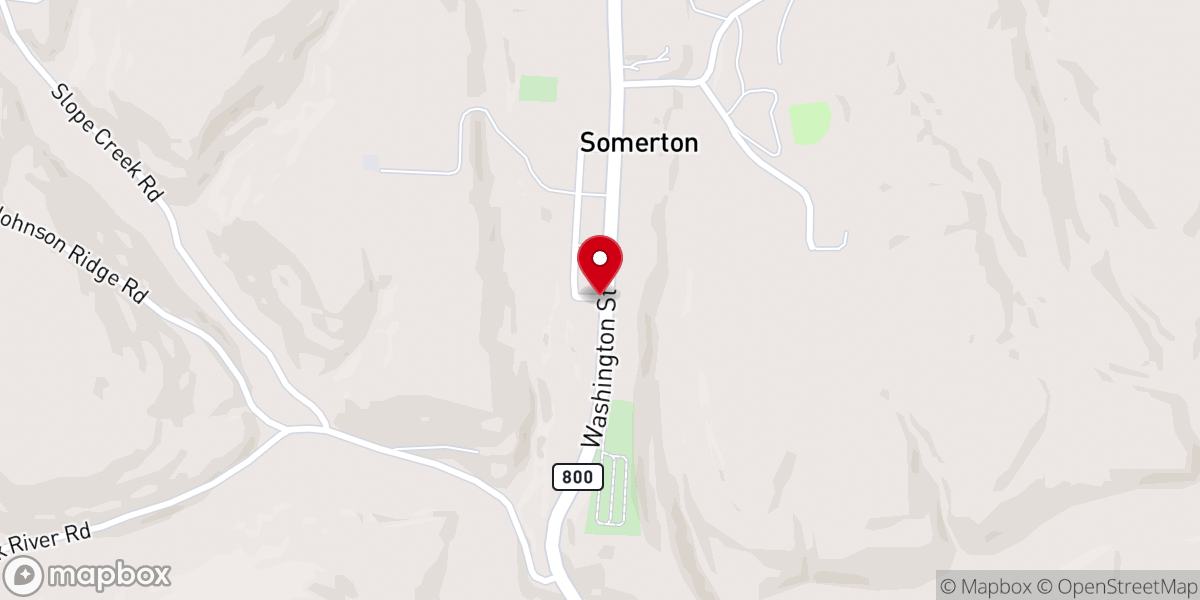 Map showing location of Somerton Church of Christ