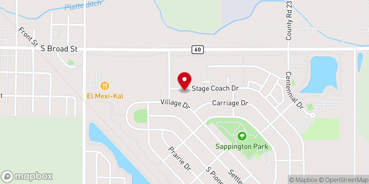 Map showing location of Providence Community Church