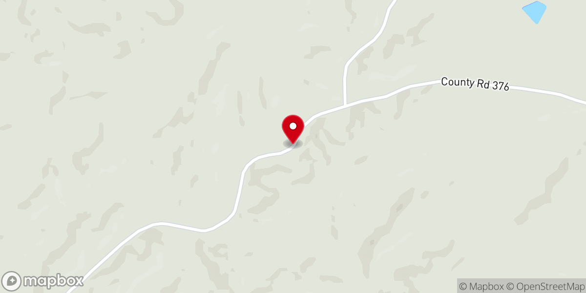 Map showing location of Big Lake Church