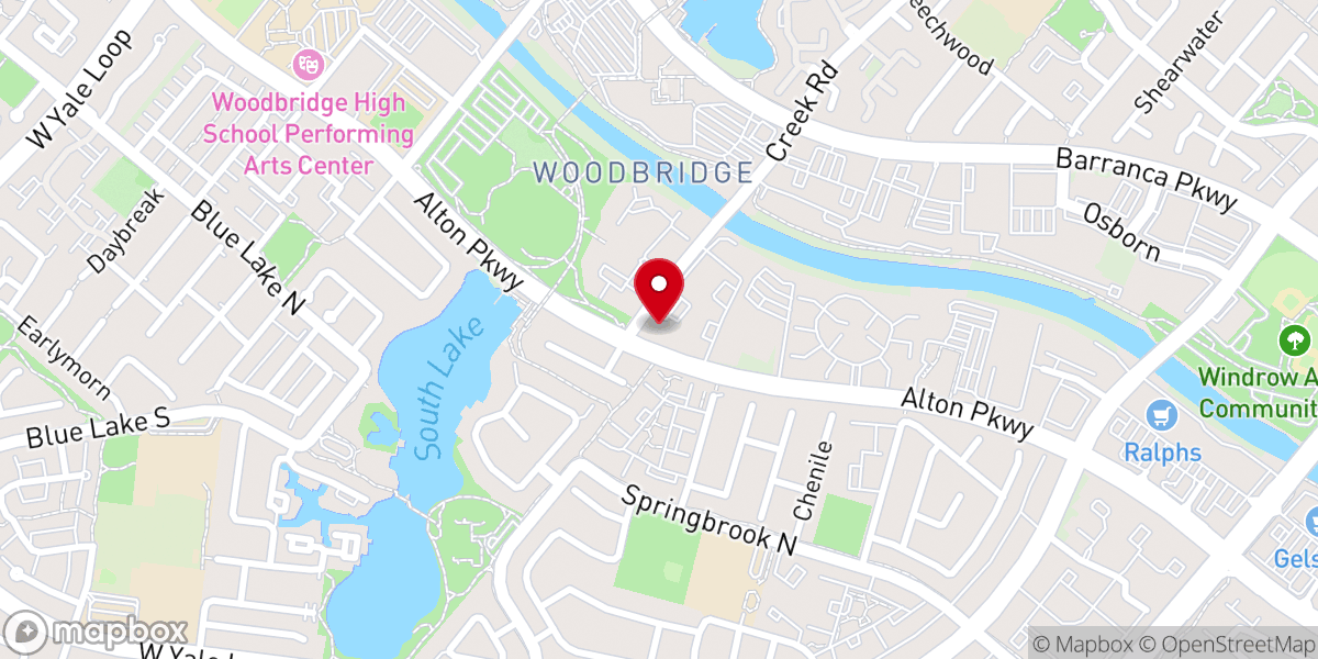 Map showing location of Eastside Christian Church - Irvine