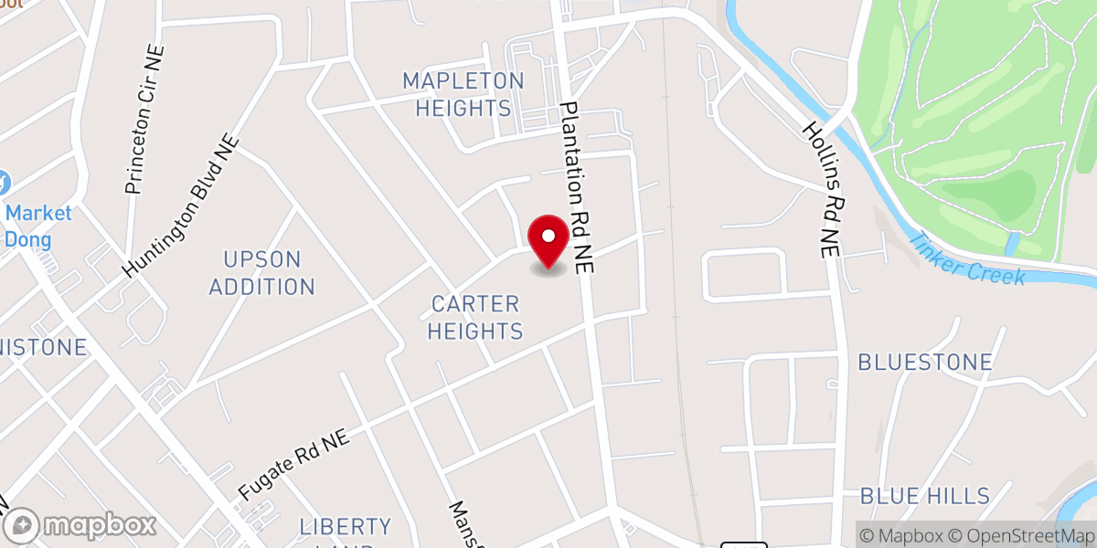 Map showing location of Hands for Christ International Inc