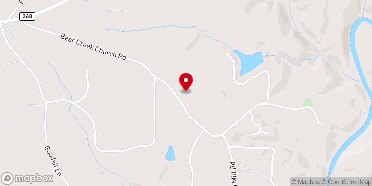 Map showing location of Second Chance Church