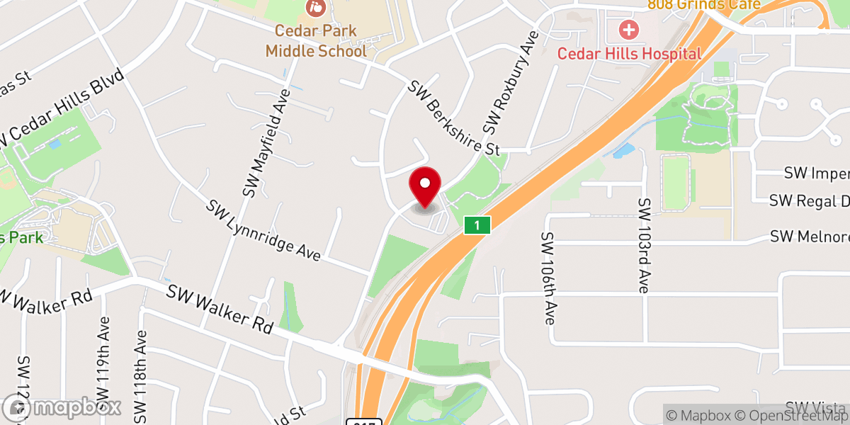 Map showing location of Northwest International Church
