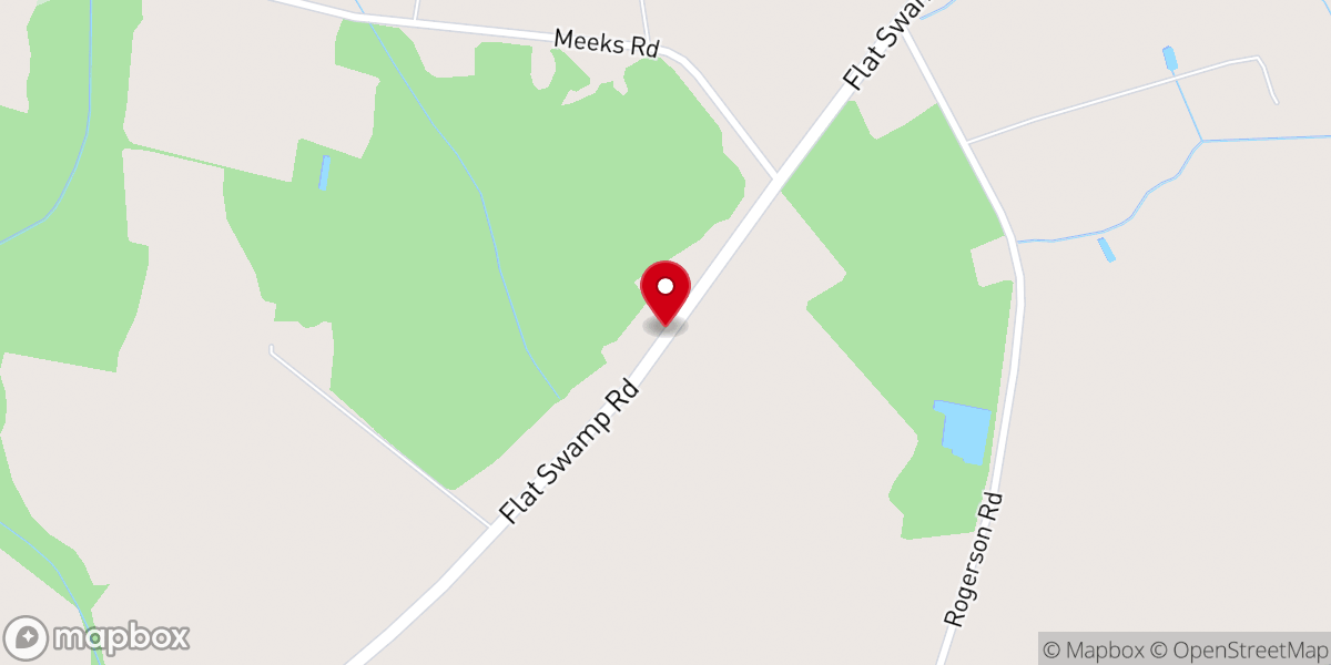 Map showing location of Christ Temple Baptist Church