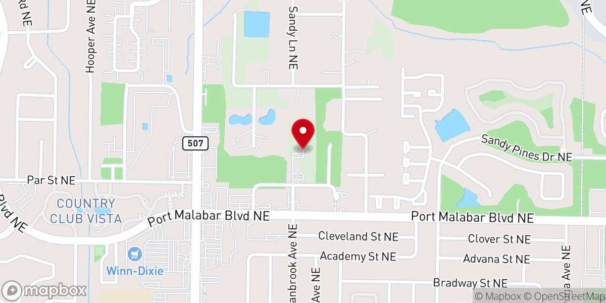 Map showing location of Elijah Ministries Inc