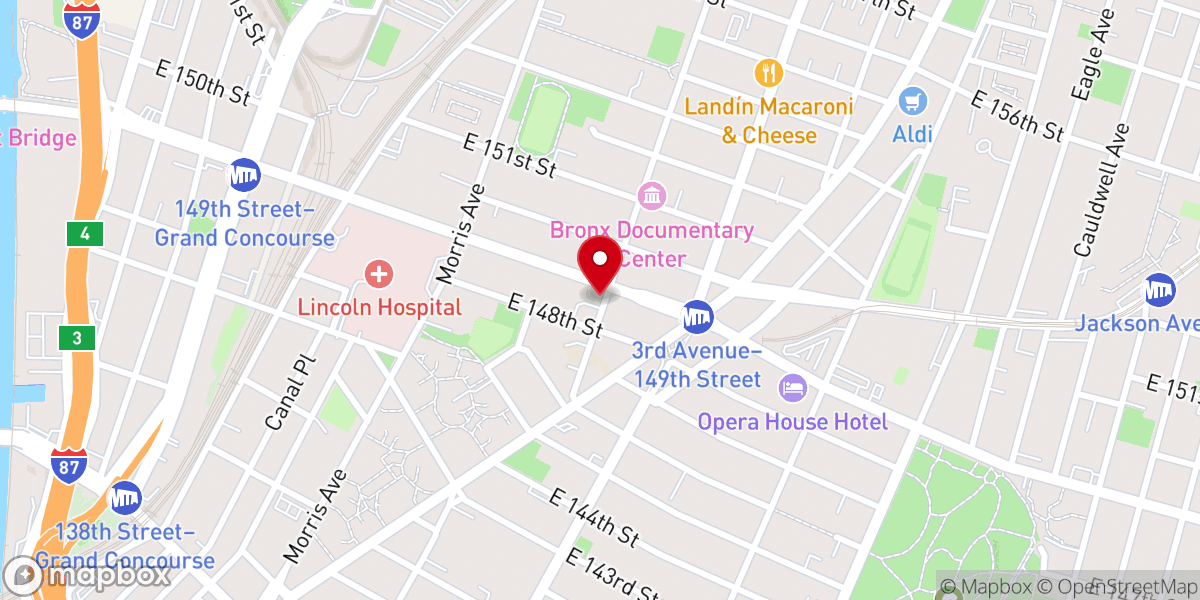 Map showing location of Holy Ghost Missionary Temple, Inc