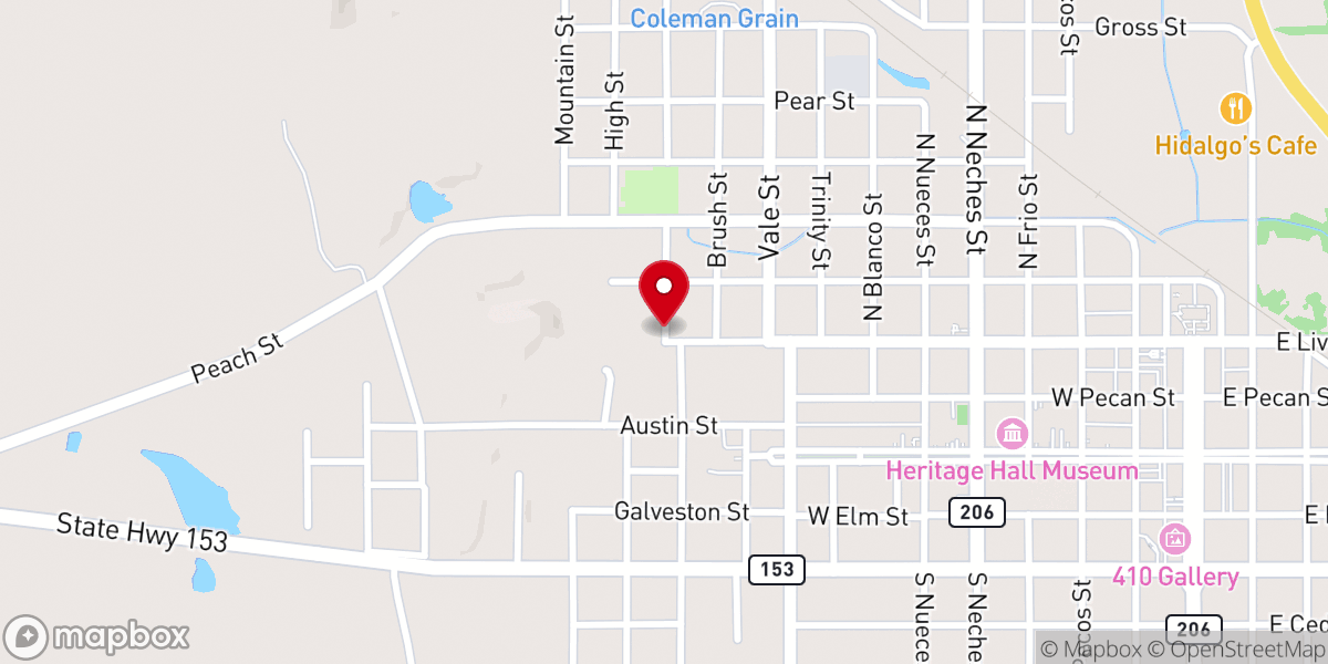 Map showing location of Matthew 25 Ministries