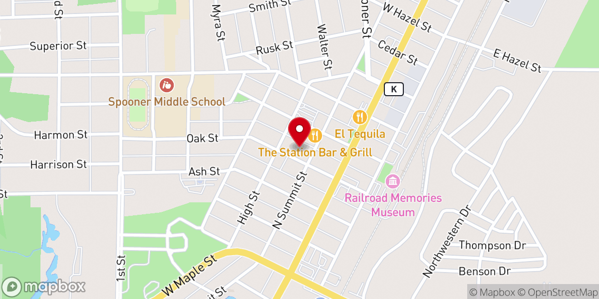 Map showing location of St. Francis de Sales Catholic Church