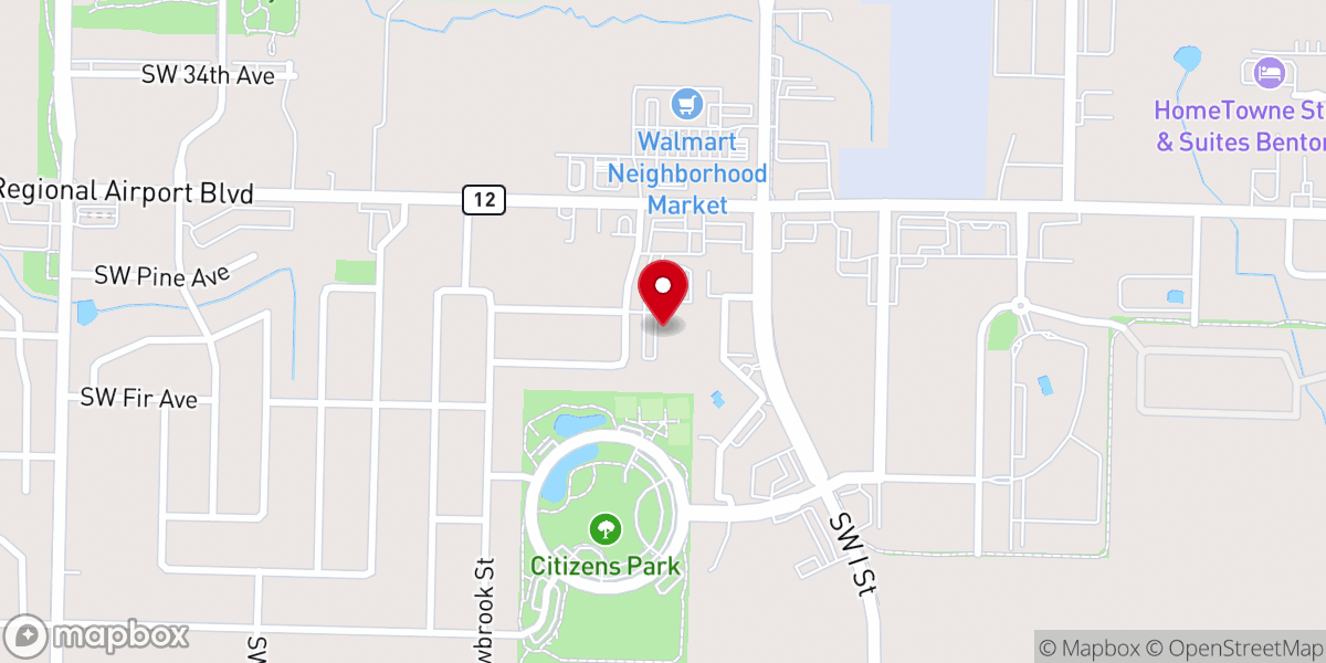 Map showing location of Flagstone Church of Christ
