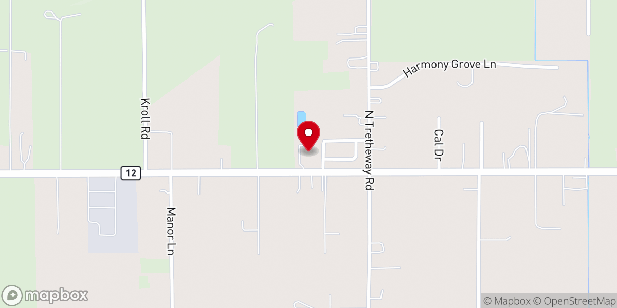 Map showing location of First Landmark Missionary Baptist Church