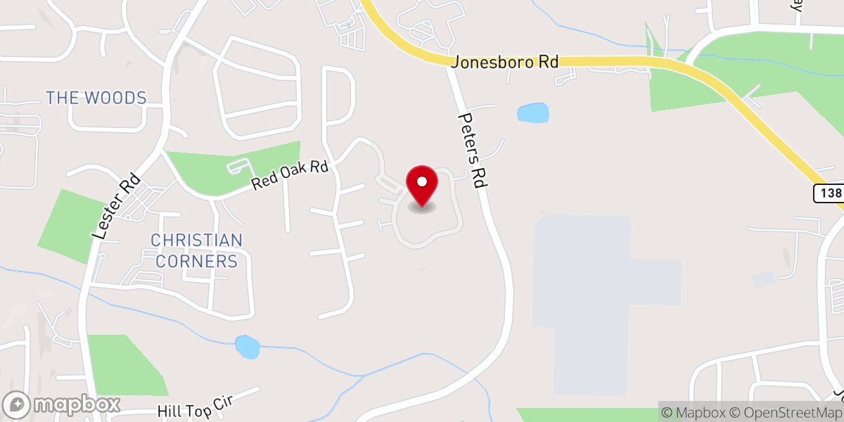 Map showing location of Christian City Children's Village