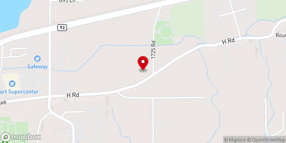 Map showing location of Gunnison Valley Church of the Nazarene