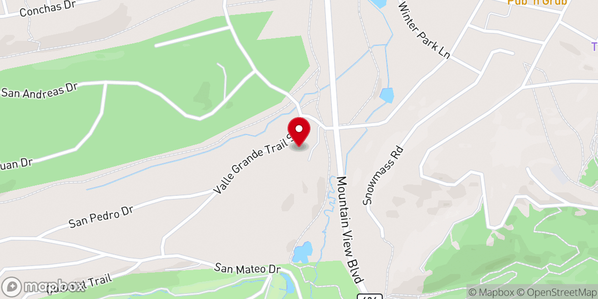 Map showing location of Angel Fire Baptist Church/Jerred Unruh