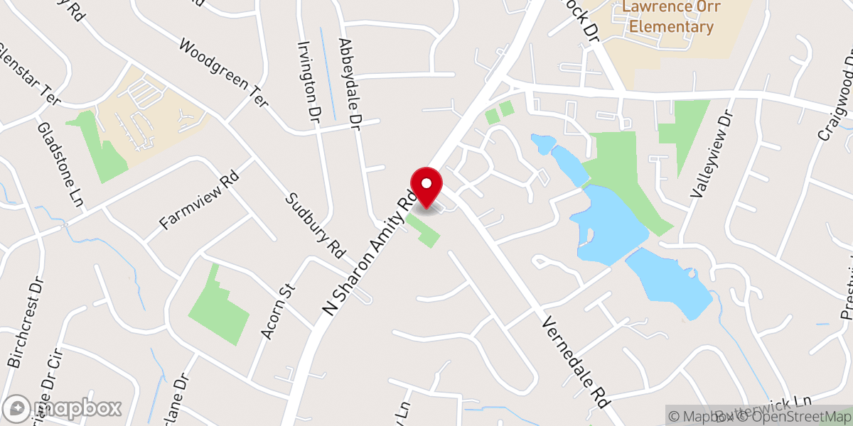 Map showing location of Queen City Apostolic Church