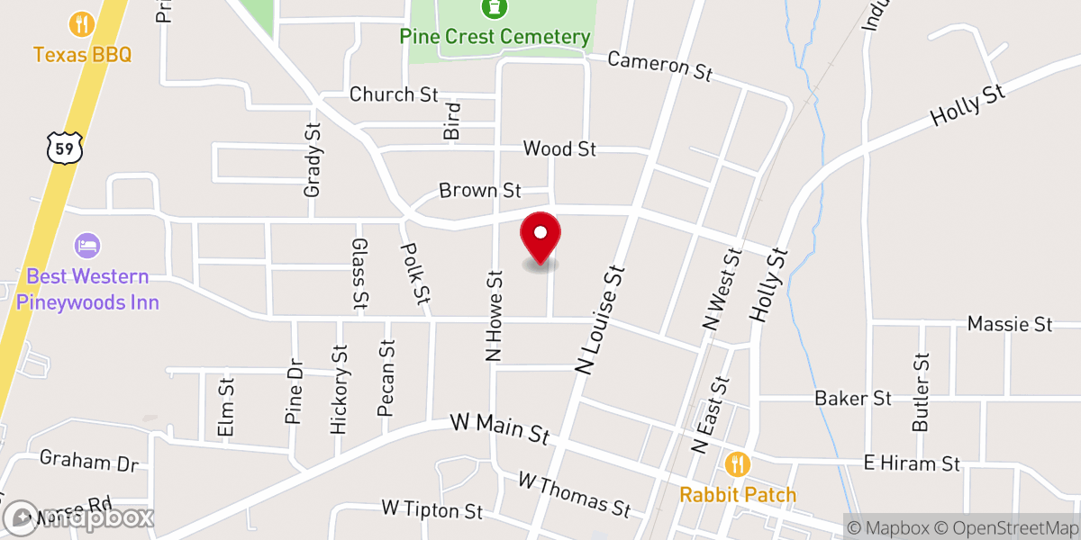 Map showing location of New Birth Of Hope Ministries Inc.