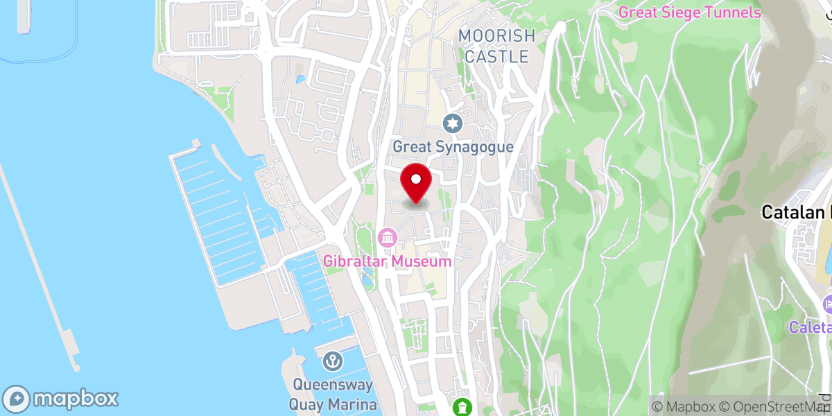 Map showing location of Catedral de Santa María la Coronada