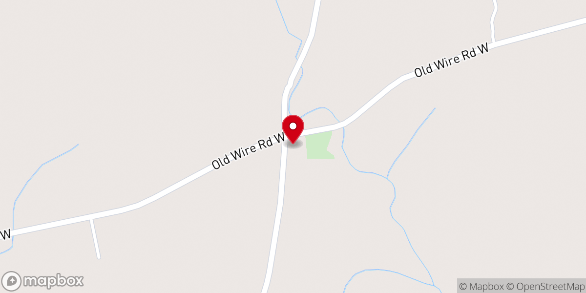 Map showing location of Aaron Temple Methodist Church