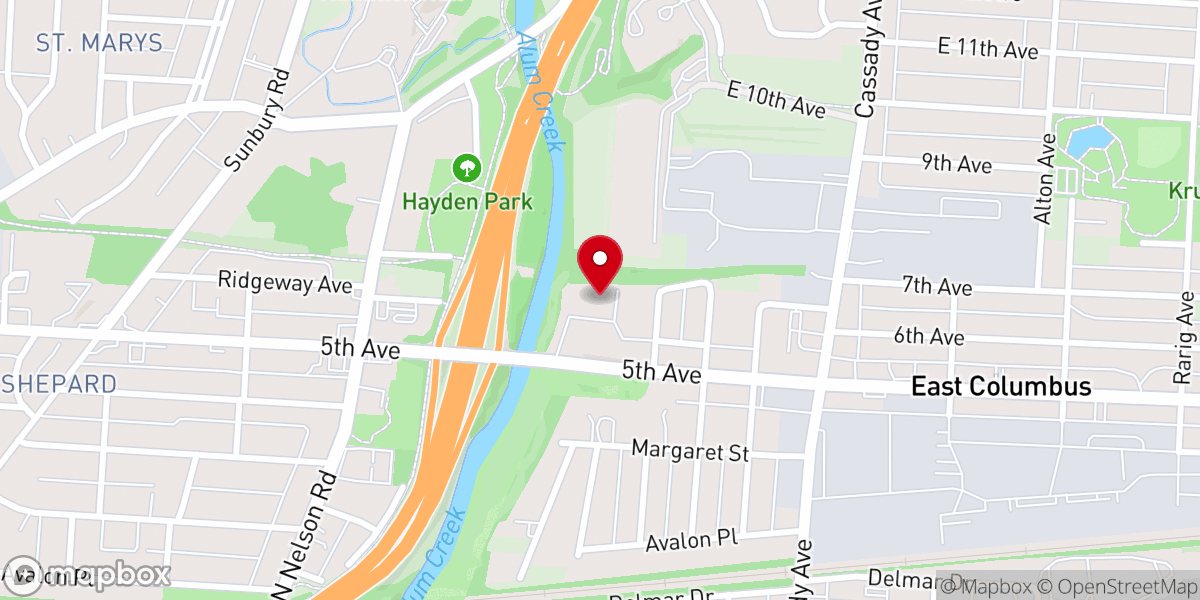 Map showing location of Miracle Cathedral