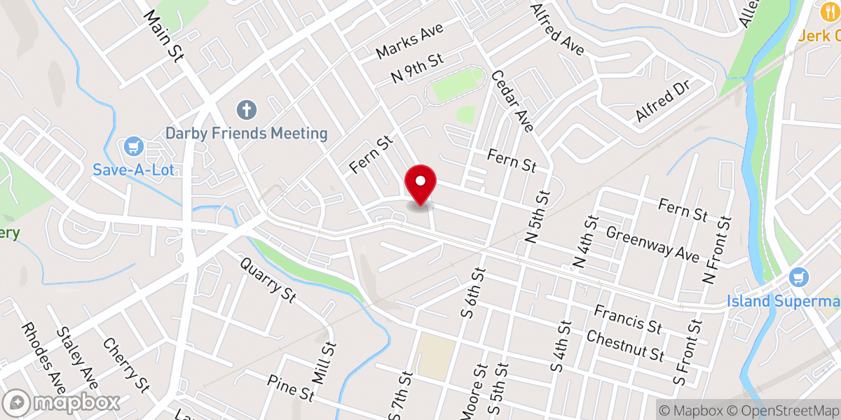 Map showing location of Jehovah Jireh Parish