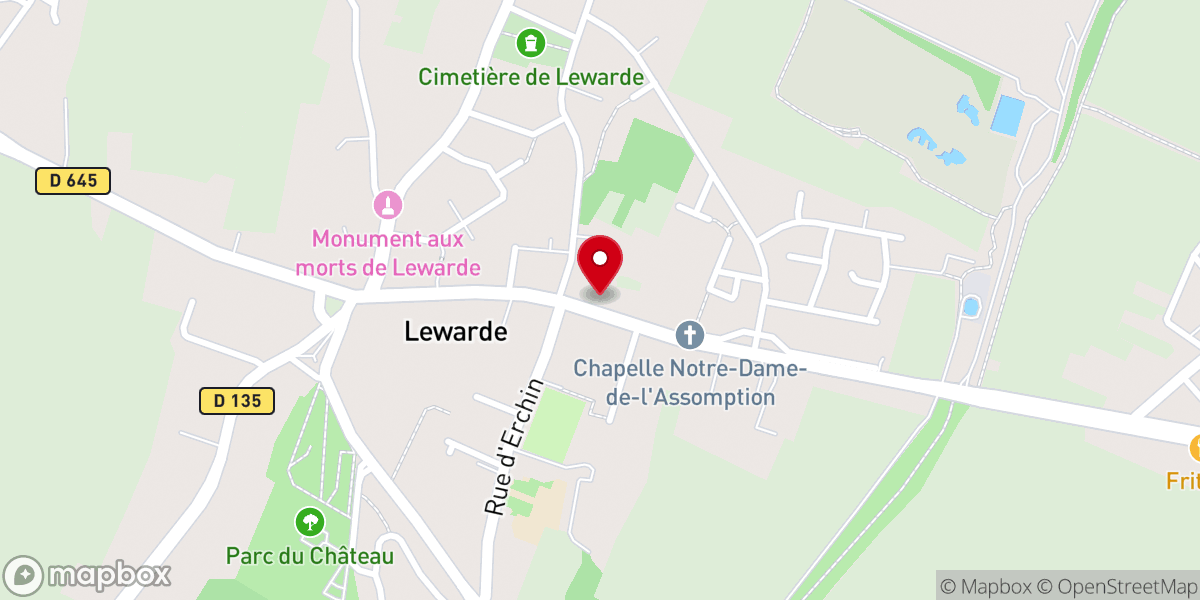 Map showing location of Presbytère catholique Saint-Rémi