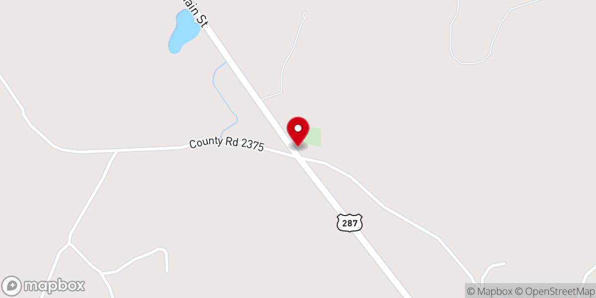 Map showing location of Mount Zion Baptist Church