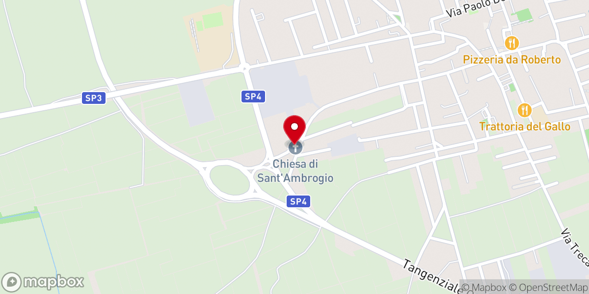Map showing location of Chiesetta di Sant'Ambrogio