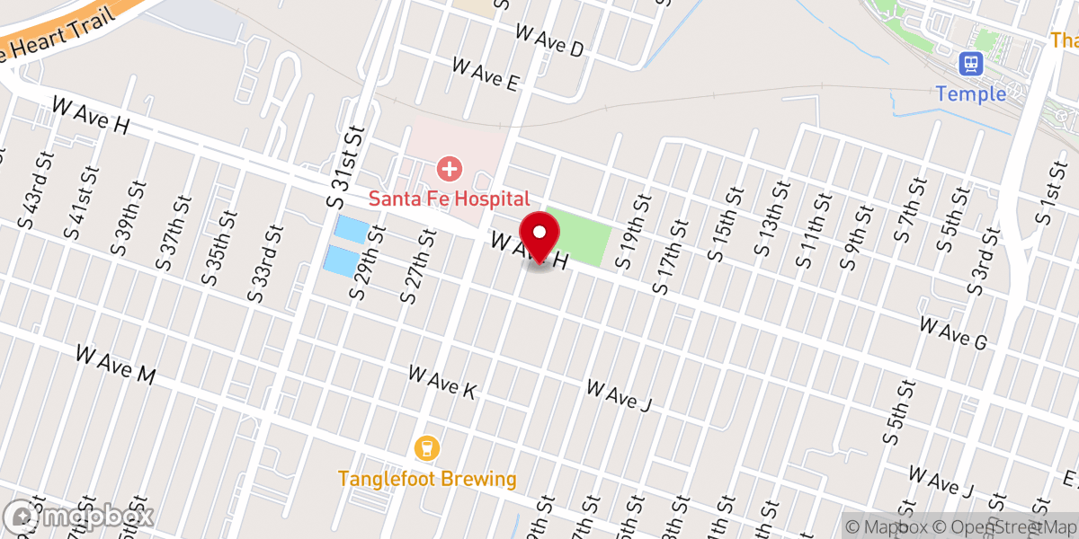 Map showing location of Iglesia Cristiana Rosa de Saron