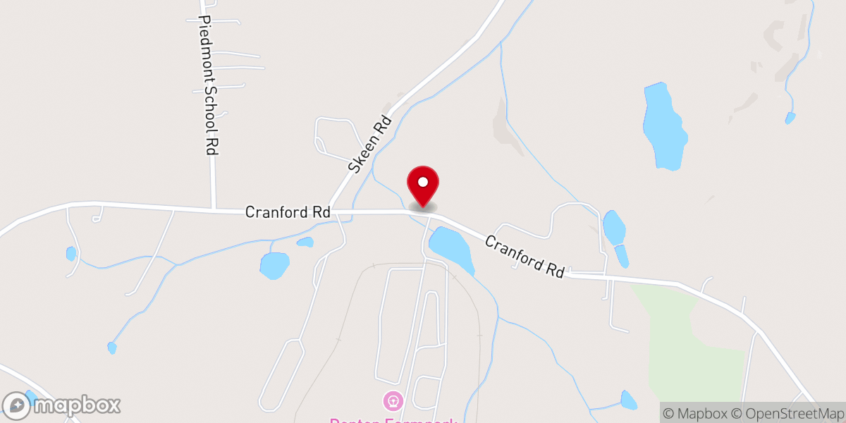 Map showing location of Denton Farmpark