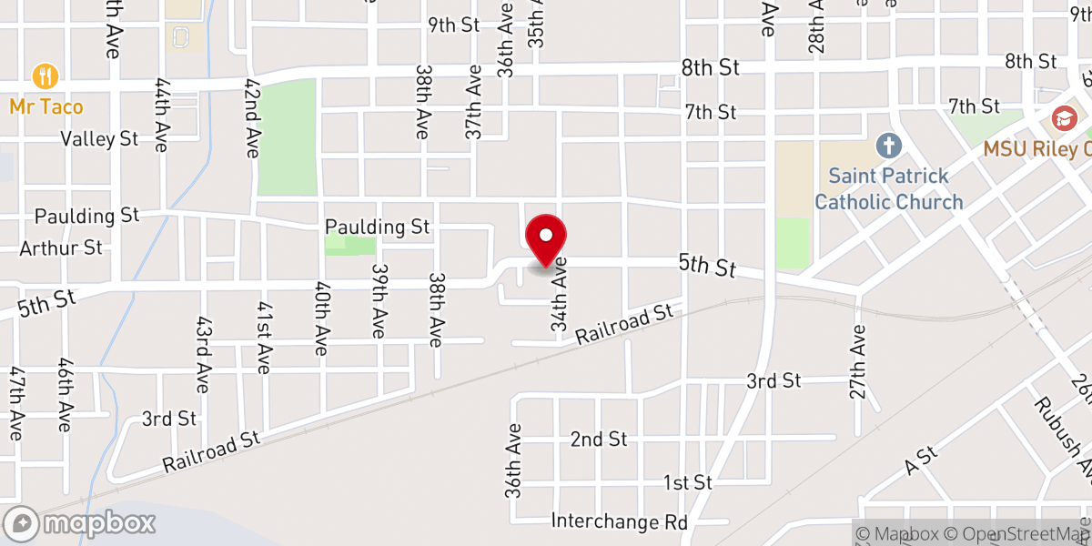 Map showing location of Feed By Faith