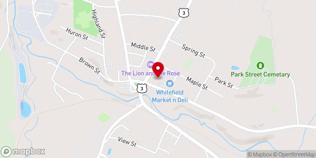 Map showing location of St Matthew Rectory