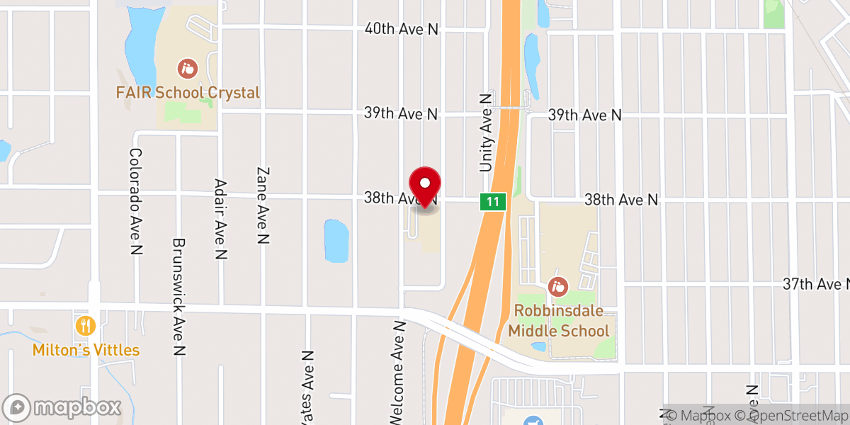 Map showing location of Gospel Life Church
