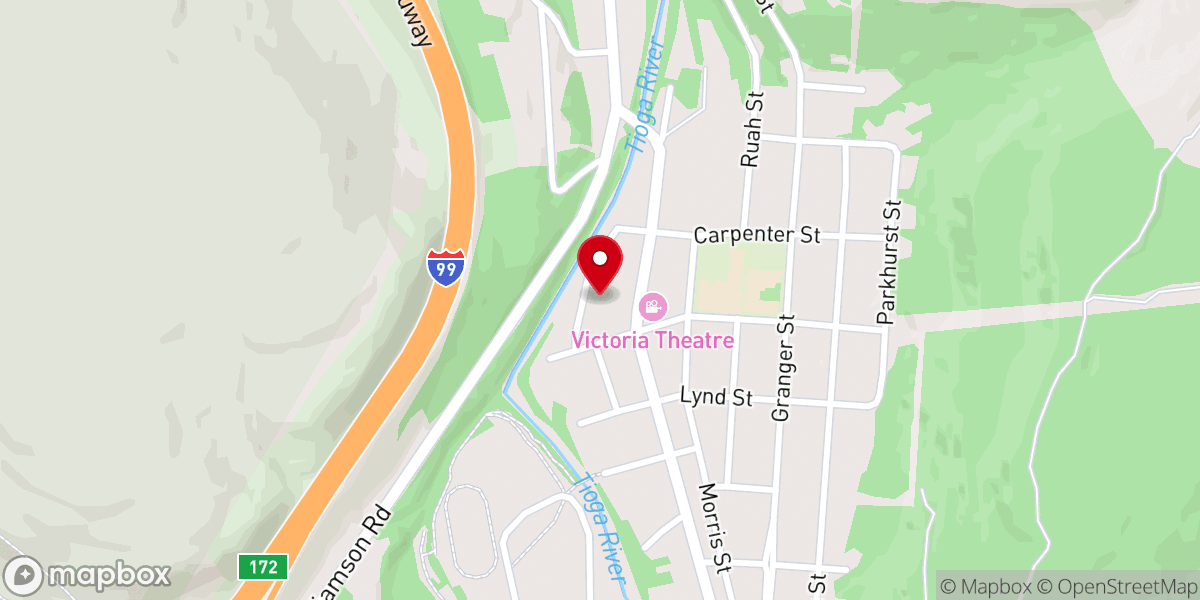 Map showing location of United States Postal Service