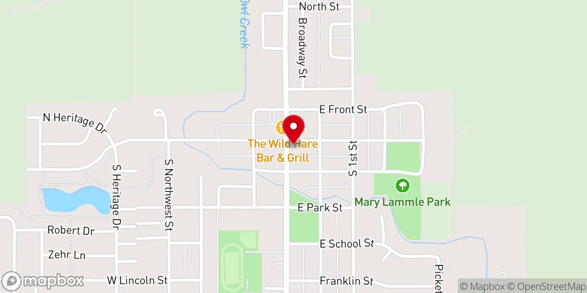 Map showing location of Fisher United Methodist Church