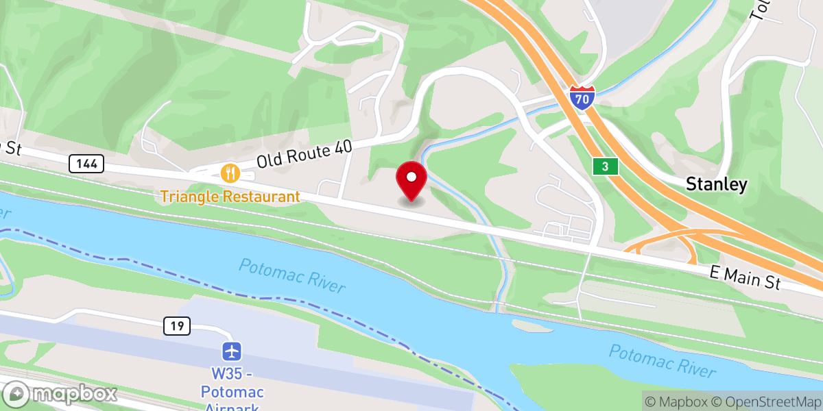 Map showing location of Tri-state Community Church