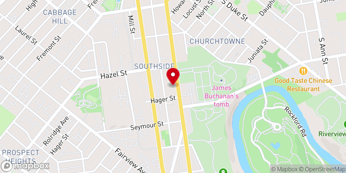 Map showing location of Light of Christ Ministries