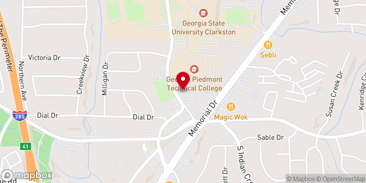 Map showing location of Community of Faith Church-God