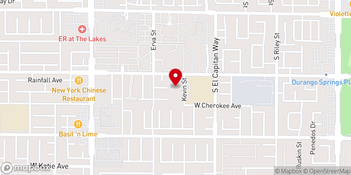 Map showing location of First Baptist Church of The Lakes