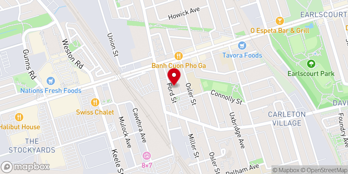 Map showing location of Word of Grace Church