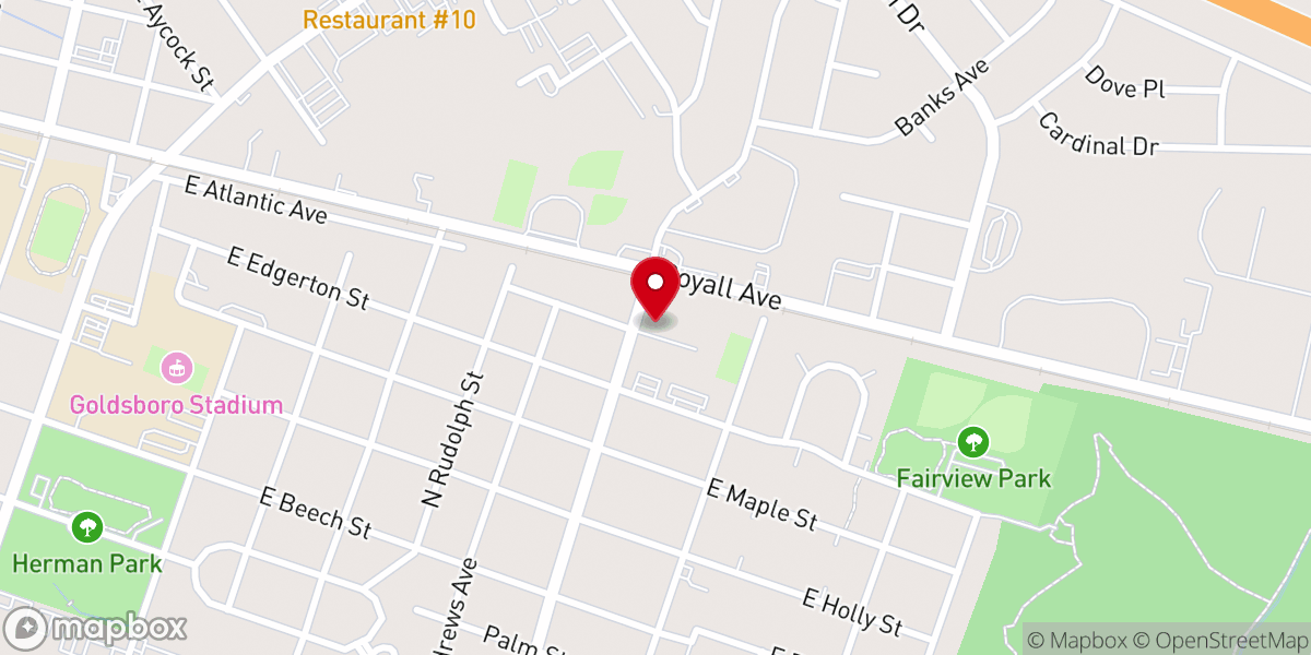 Map showing location of St Mary Catholic Parish House