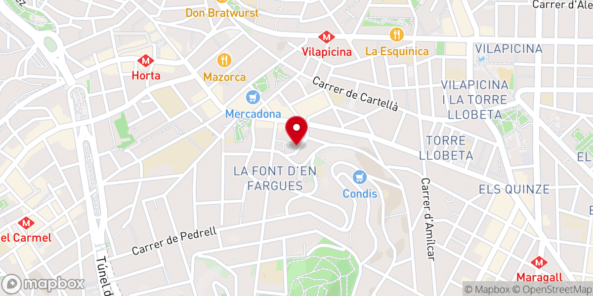 Map showing location of Iglesia Nueva Apostólica España Barcelona